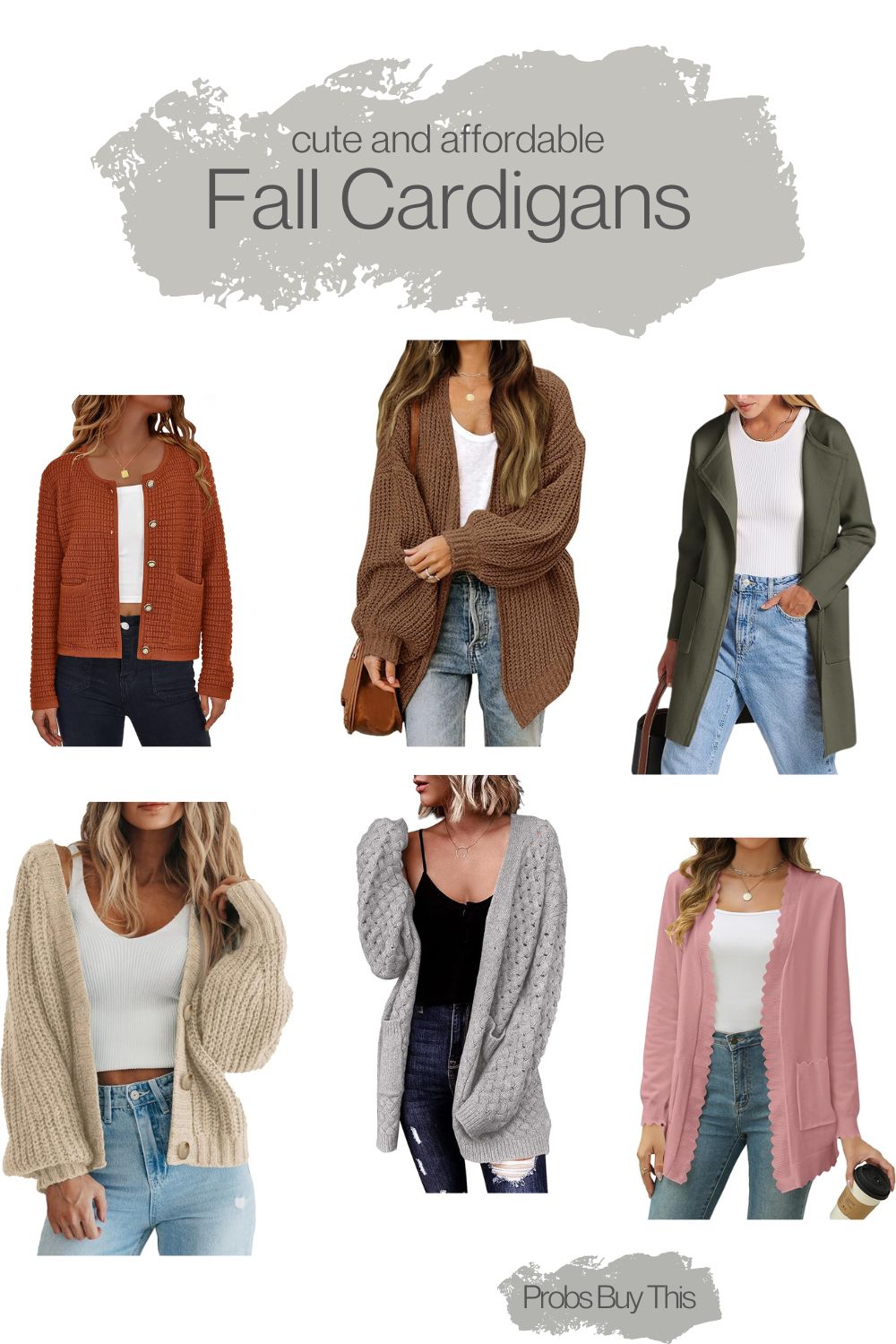 Cute and Affordable Cardigans for Fall